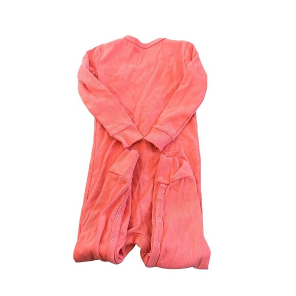 Primary Organic Cotton Romper Coral Size 12-18M - Picture 4 of 4
